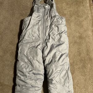 Kids Gray Snowpants 3T